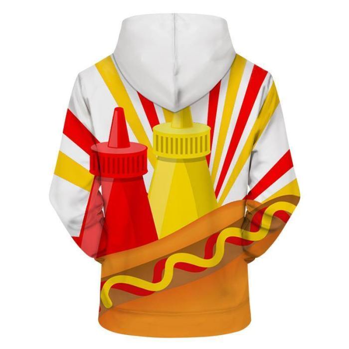 Ketchup & Mustard 3D - Sweatshirt, Hoodie, Pullover