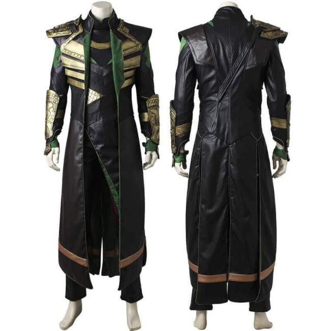 Loki Leather Uniform Cosplay Costumes Dress Up Full Outfit Props