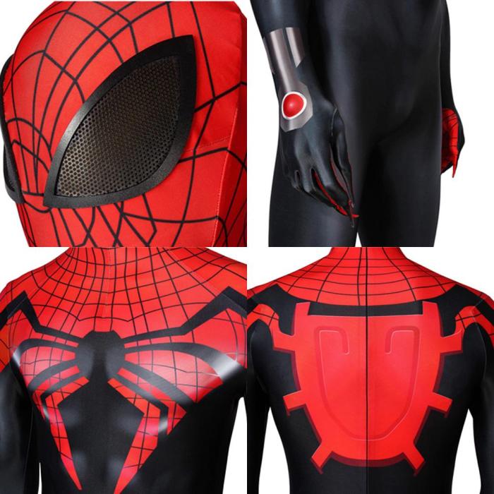 Superior Spider-Man Otto Octavius Peter Parker Superior Spider-Man Jumpsuit Cosplay Costume -