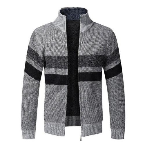 Men'S Cardigan Business Knitted Cashmere  Sweater