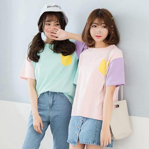 Pastel Patchwork Tee