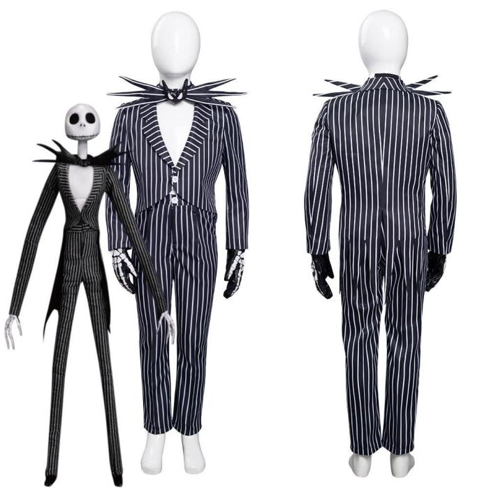 The Nightmare Before Christmas Jack Skellington Kids Children Uniform Pants Halloween Carnival Cosplay Costume