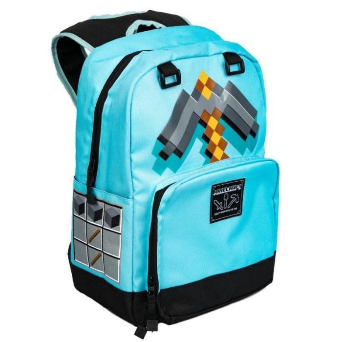 Game Minecraft Creeper Cosplay Backpack Halloween Bags For Kids Adults