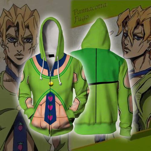 Jojo'S Bizarre Adventure 4 Eternal Diamond Anime Villain Kira Yoshikage Cosplay Unisex 3D Printed Hoodie Sweatshirt Jacket With Zipper