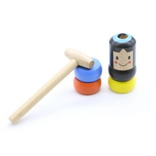 Unbreakable Wooden Man Magic Toy