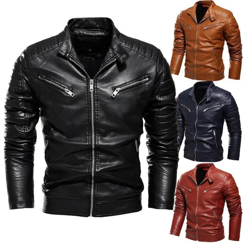 Men'S  Personal Leather Jacket Fashionmen