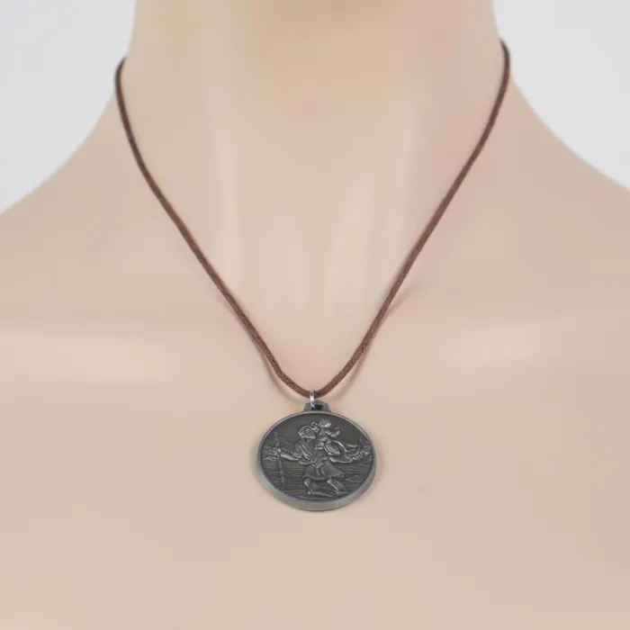 Cosplay Tv Dark Season 1 2 3 St Christopher Pendant Necklace Jonas Accessories Metal Men Women Accessories