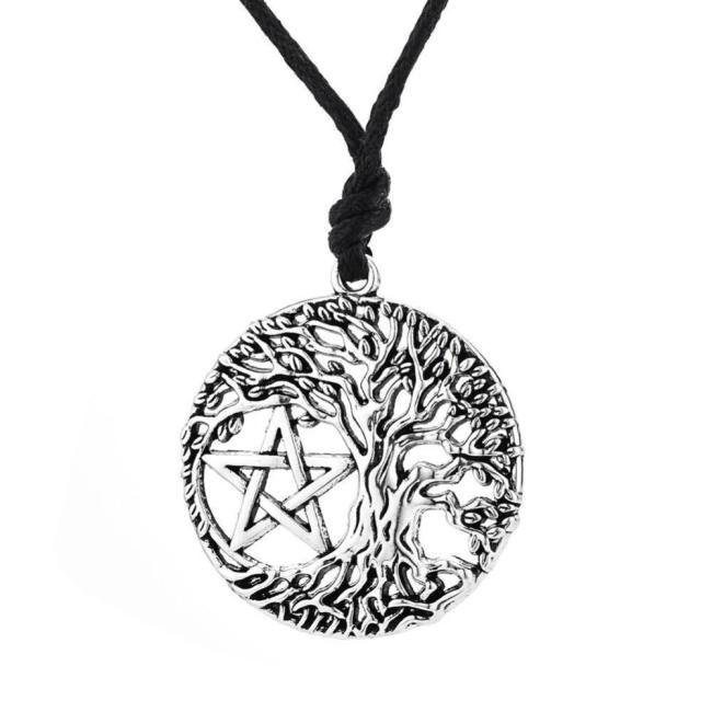 Yggdrasil Pentagram Necklace