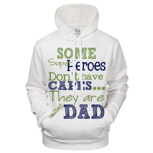 Dad'S My Hero 3D Sweatshirt Hoodie Pullover