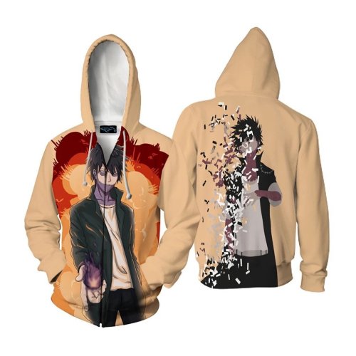 My Hero Academia Anime Yellow Dabi Cosplay Unisex 3D Printed Mha Hoodie Sweatshirt Jacket With Zipper