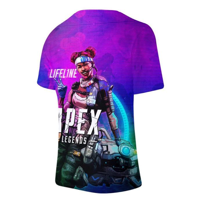 Game Apex Legends Cosplay Tee Shirt Halloween Cosplay Costume