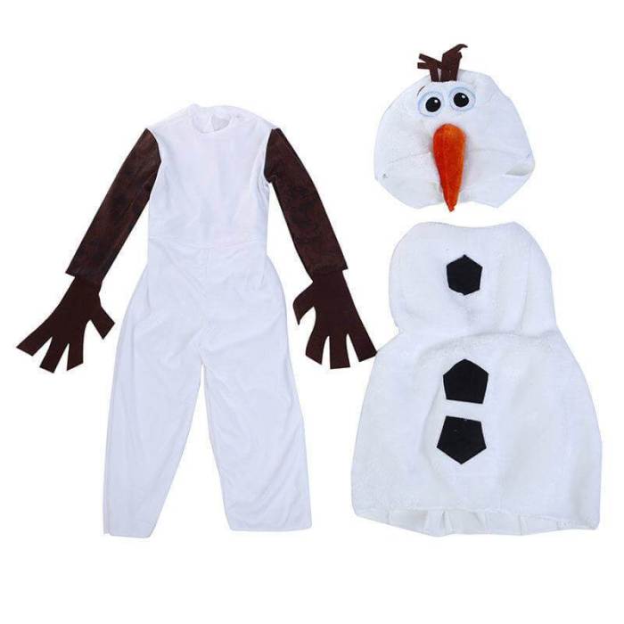 Frozen 2 Snowman Olaf Plush Adorable Child Halloween Cosplay Costume