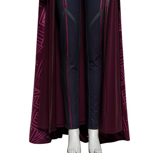 Scarlet Witch Wanda Vision Maximoff Battle Cosplay Costumes