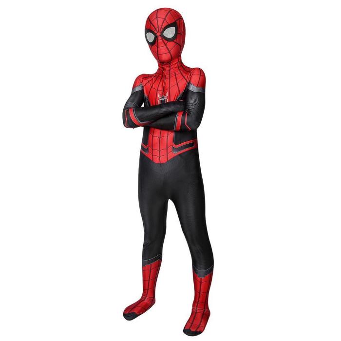 Kids Spider-Man Peter Parker The Upgraded Suit Spider-Man: Far From Home Cosplay Costume -