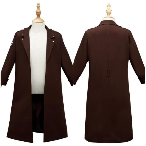 Attack On Titan Eren Jaeger Levi·Ackerman Kids Children Coat Halloween Carnival Suit Cosplay Costume