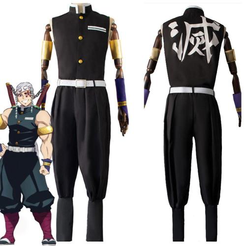 Anime Demon Slayer Tengen Uzui Outfits Halloween Carnival Suit Cosplay Costume