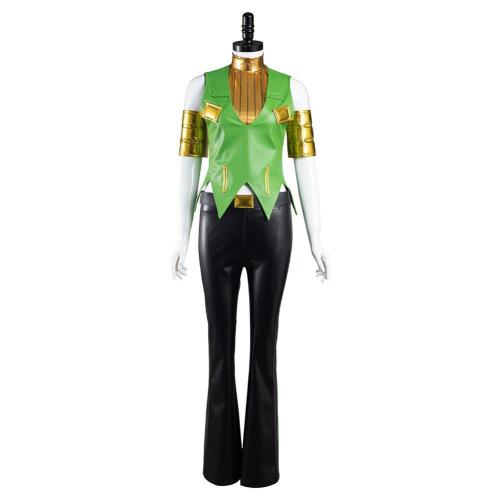 Jojo‘S Bizarre Adventure Ermes Costello Outfits Halloween Carnival Suit Cosplay Costume