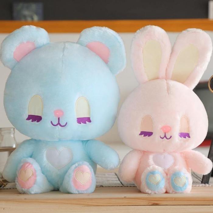Pastel Bunny & Bear Plushies