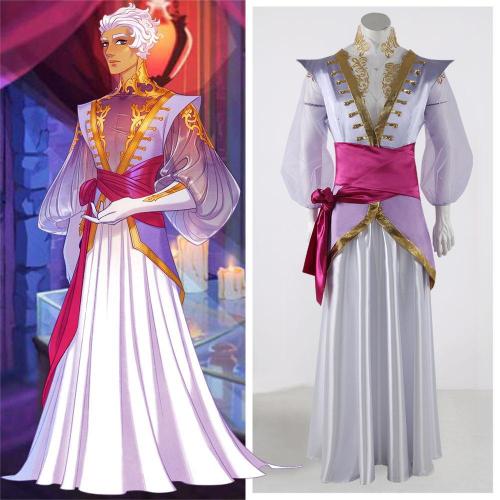 The Arcana Asra Purple Cosplay Costume