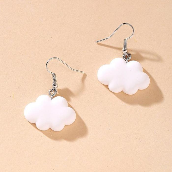 Sweet Summer Cloud Drop Earrings