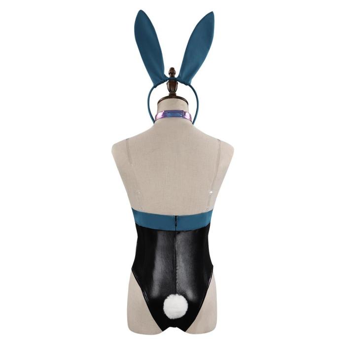 League Of Legends Lol Akali The Rogue Assassin Kda Bunny Girls Jumpsuit Cosplay Costume