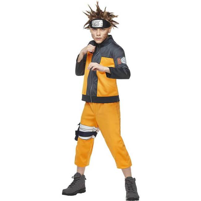 Kids Anime Naruto The Ultimate Ninja Awesome Cosplay Costume Outfit