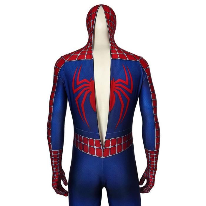 Spider-Man Peter Parker Spider-Man Tobey Maguire Jumpsuit Cosplay Costume -