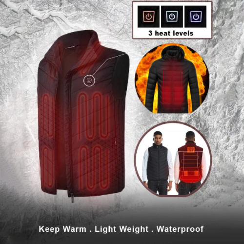 Unisex Waterproof Warming Heated Vest