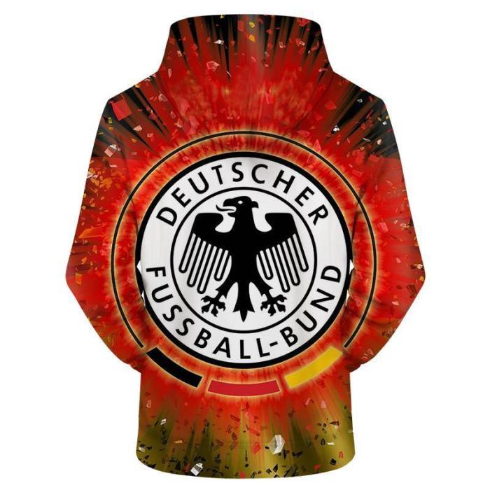 Germany Logo 3D - Sweatshirt, Hoodie, Pullover
