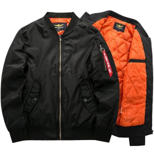 Men'S Bomber Jacket Zipper Sportswear Fashion