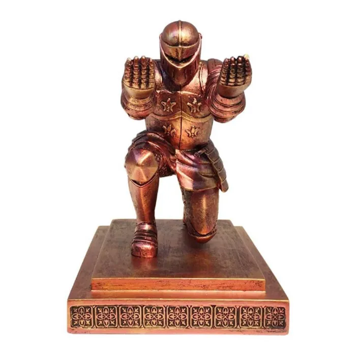 Knight Pen Holder Executive Soldier Figurine Pencil Stand