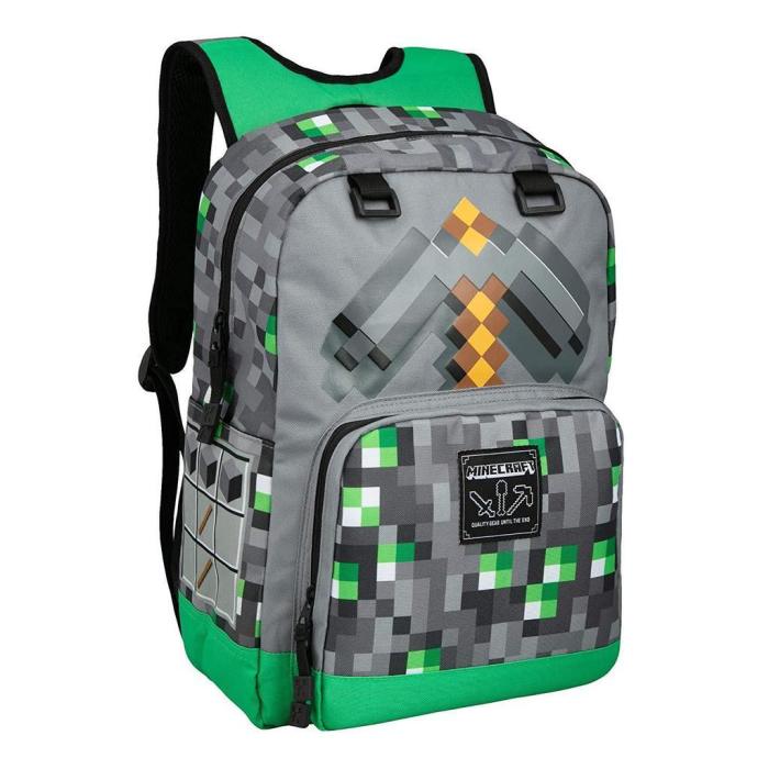 Game Minecraft Creeper Cosplay Backpack Halloween Bags For Kids Adults