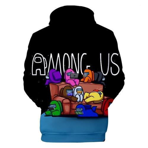 Adult Style-25 Impostor Crewmate Among Us Cartoon Game Unisex 3D Printed Hoodie Pullover Sweatshirt