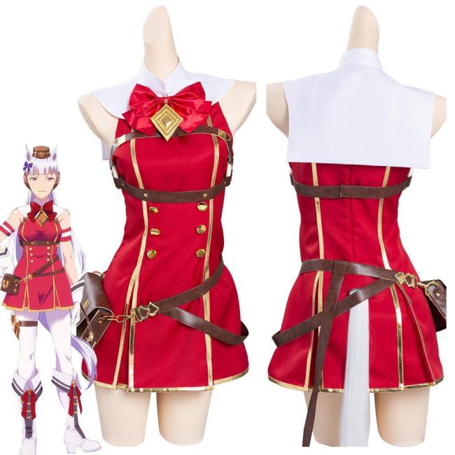 Pretty Derby Gold Ship Outfits Halloween Carnival Suit Cosplay Costume