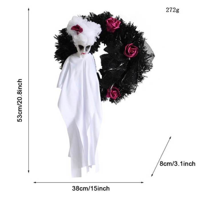 Halloween  Horror Ghost Couple Skull Doll Home Wall Decorations