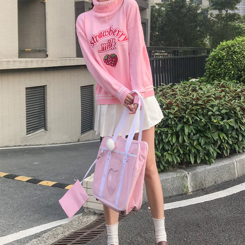Kawaii Strawberry Milk Letter 