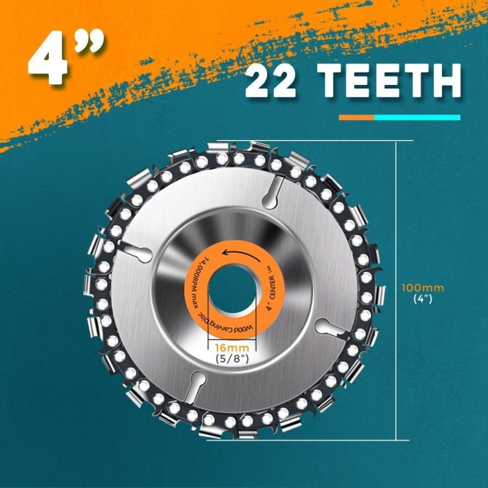22 Teeth Saw Wood Angle Grinder Disc