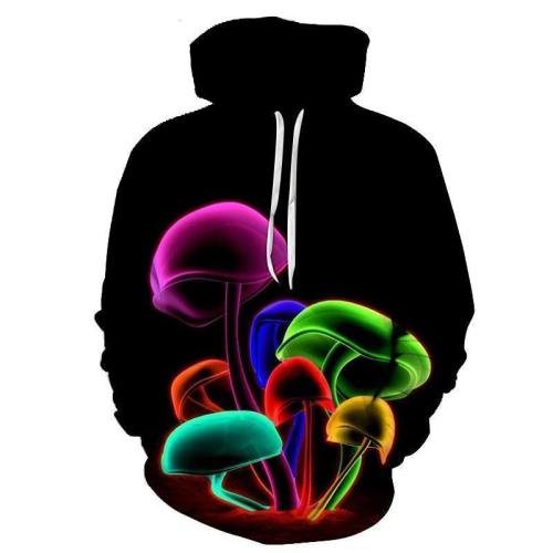 Dreamworld Mushrooms 3D Sweatshirt, Hoodie, Pullover