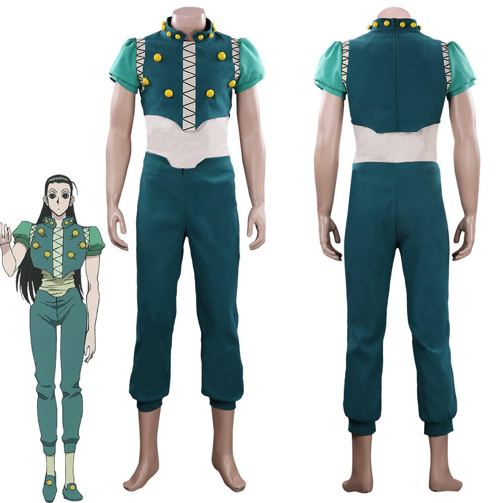 Hunter×Hunter Illumi Zoldyck Outfits Halloween Carnival Suit Cosplay ...