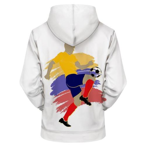 Colombian Soccer Player 3D - Sweatshirt, Hoodie, Pullover