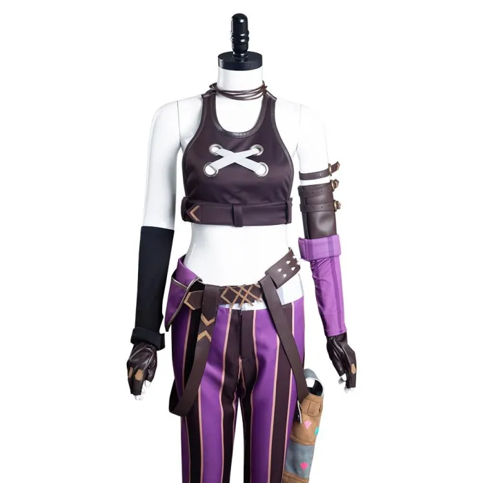 League Of Legends Lol Jinx Uniform Outfits Halloween Carnival Suit Cosplay Costume