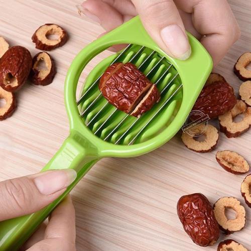 Household Jujube Egg Stainless Steel Slicer