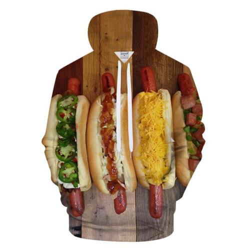 Dogs & Condiments 3D - Sweatshirt, Hoodie, Pullover