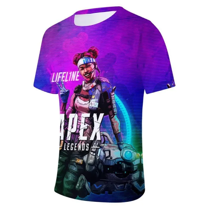 Game Apex Legends Cosplay Tee Shirt Halloween Cosplay Costume