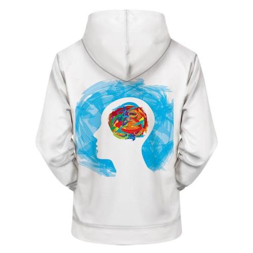 Healthy Thoughts 3D - Sweatshirt, Hoodie, Pullover