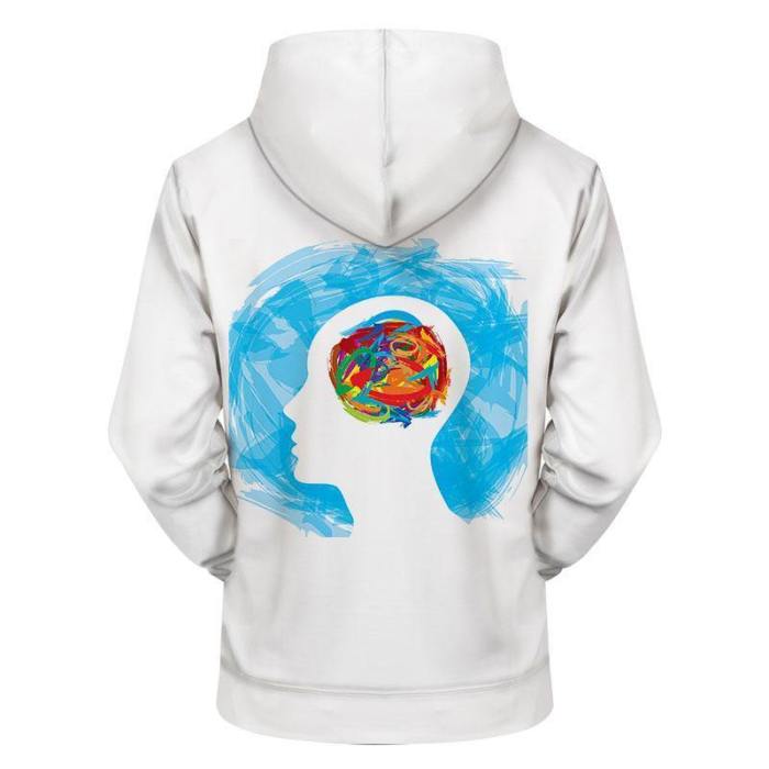 Healthy Thoughts 3D - Sweatshirt, Hoodie, Pullover