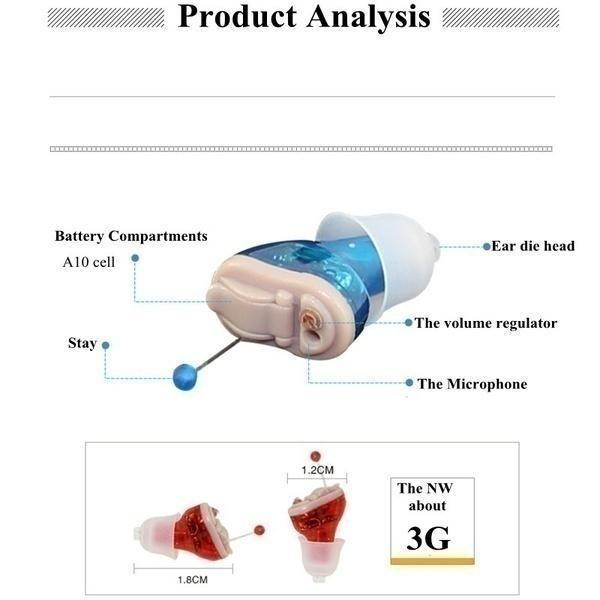 Rechargeable Invisible Hearing Aid