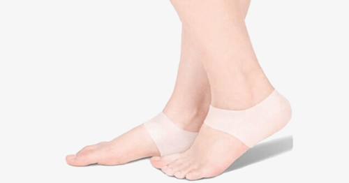 Silicone Gel Heel And Ankle Sleeve For Plantar Fasciitis