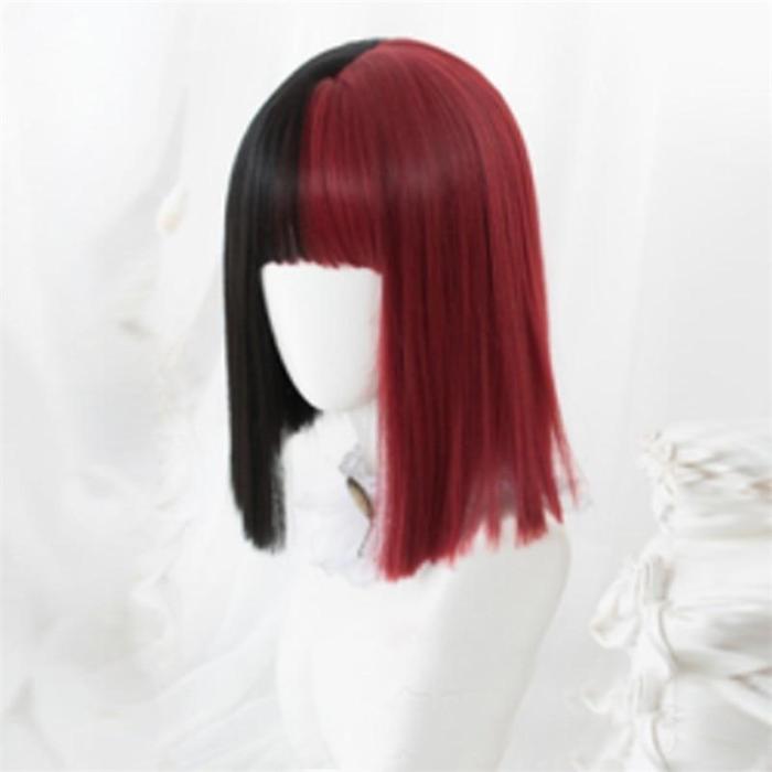 Black & Red Wig