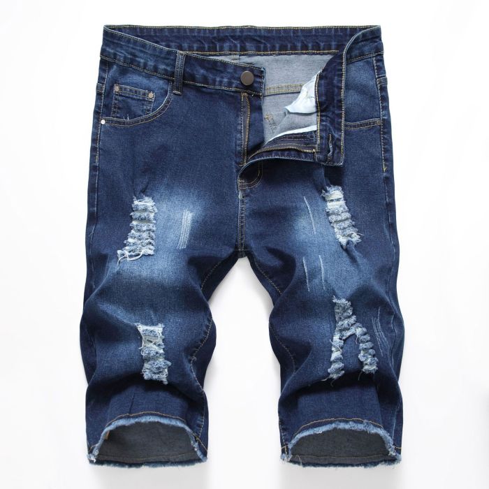 Men'S Fashion Casual  Short Jeans